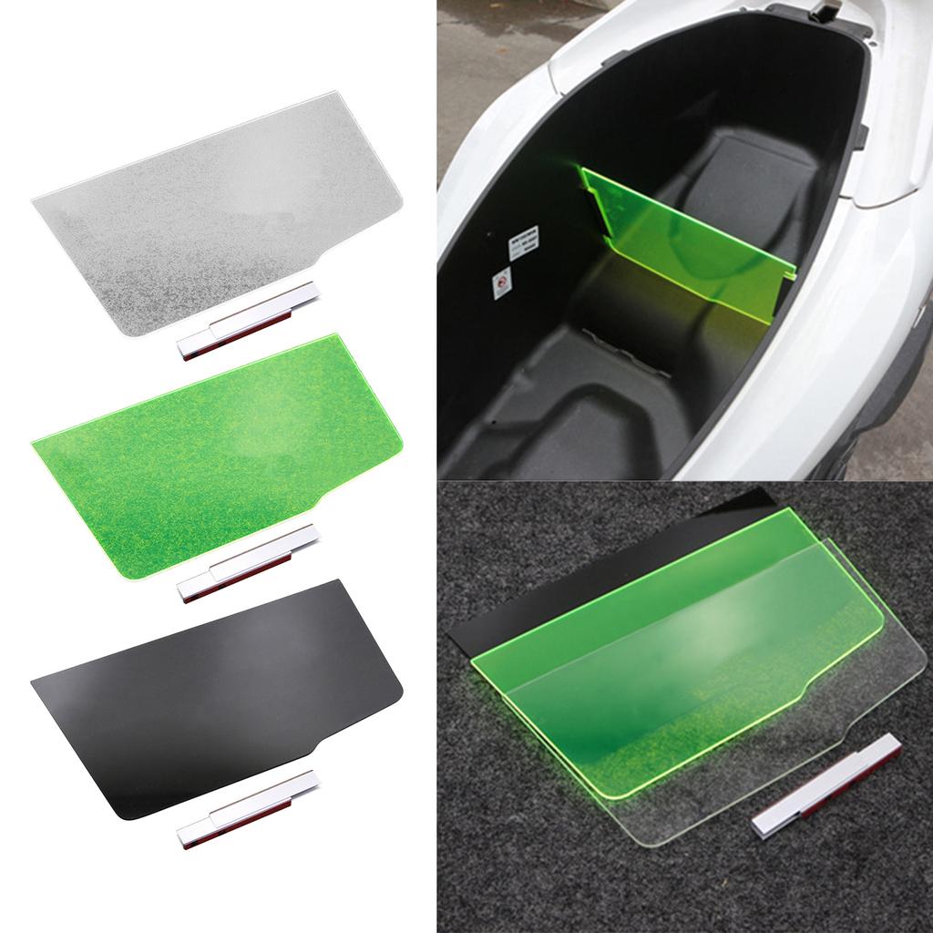 Motorcycles Trunk Divider Isolation Plate Compatible for PCX160 Durable Plexiglass Compartment Partition Increase Safety