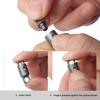 Titanium Alloy Keychain With Lock Buckle Can Rotate 360  Degree  Outdoor Edc Tools