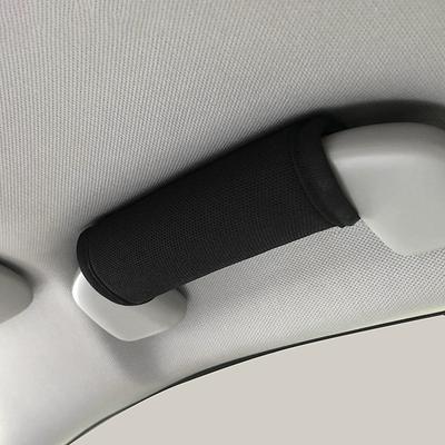 Accoudoir de toit de voiture, housse en daim souple, poignée de traction intérieure, gants de protection, housses de protection pour poignée de plafond, décoration
