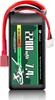 Lipo Battery 2S 7.4V 2200mAh 35C with T-Plug Connector – High Power for RC Models – Soft Case, Silicone Wire