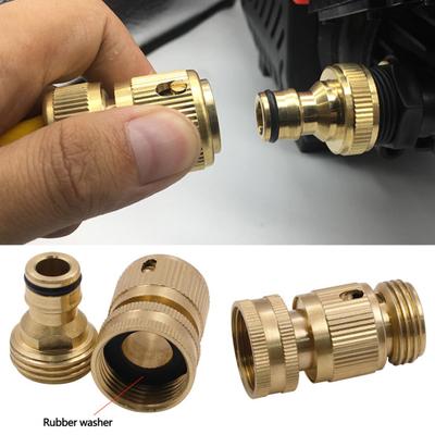 Messing Garten Schlauch Adapter Männlich Weiblich Schnell Anschluss Rostfrei Korrosionsbeständig Auslaufsicher Schlauch Fitting Anschluss