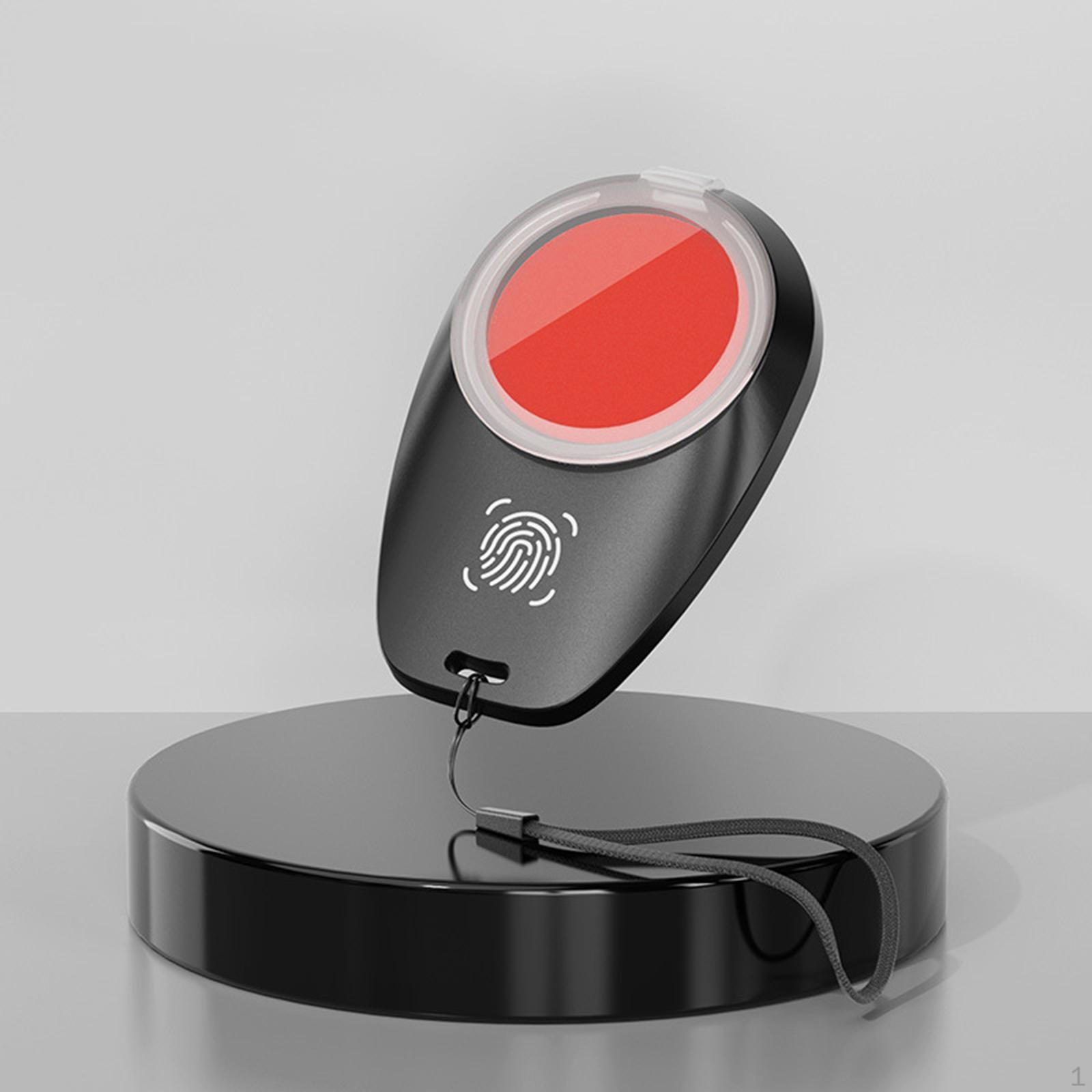 

Fingerprint Ink Pad Inkpad Easy to Carry Quick Drying Stamp Thumbprint for Documents чорний