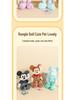 Disney Authentic Colorful Macaron Mickey Mouse Sparkling Water Series Plush Toy Pendant