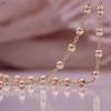 Rose Gold Farbe Armband Halskette Runde Perle Kette Exquisite Mädchen Frische Schmuck Geschenk