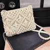 Bohemian Style Women's Handmade Woven Single Shoulder Bag - Summer Beach Tote Bag, Suitable for Travel and Leisure Outings, Ethnic Style Tote Bag.