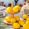 Artificial Yellow Lemon Fake Lemon, Artificial Fruit Home Decoration, Kitchen and Dining Table Cabinet Party Decoration