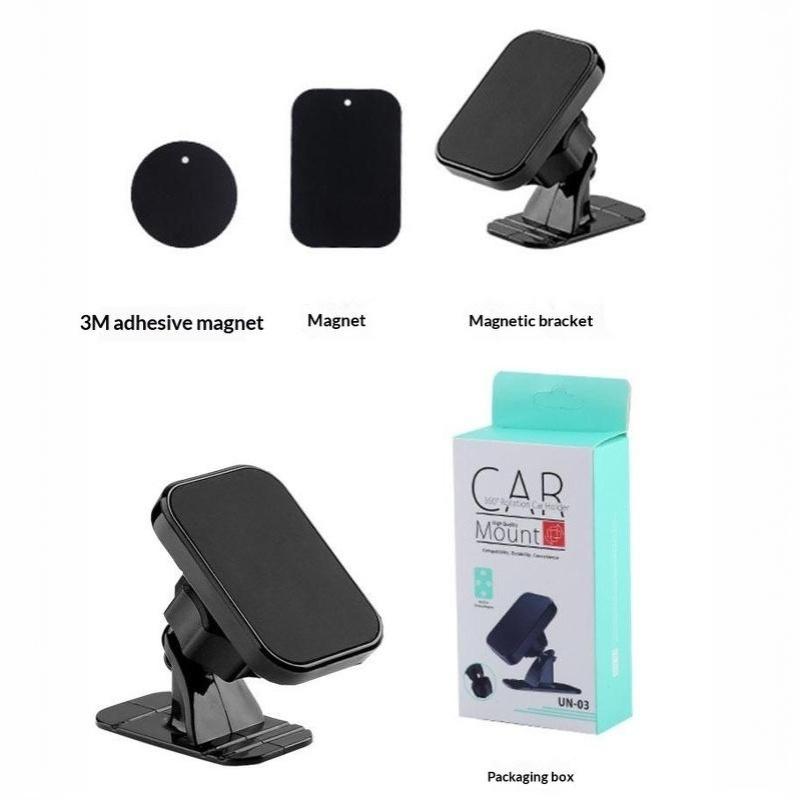 Universal Magnetic Car Phone Holder Strong Adhesive Dashboard Air Vent Mount 360° Rotation for All Smartphones Driving