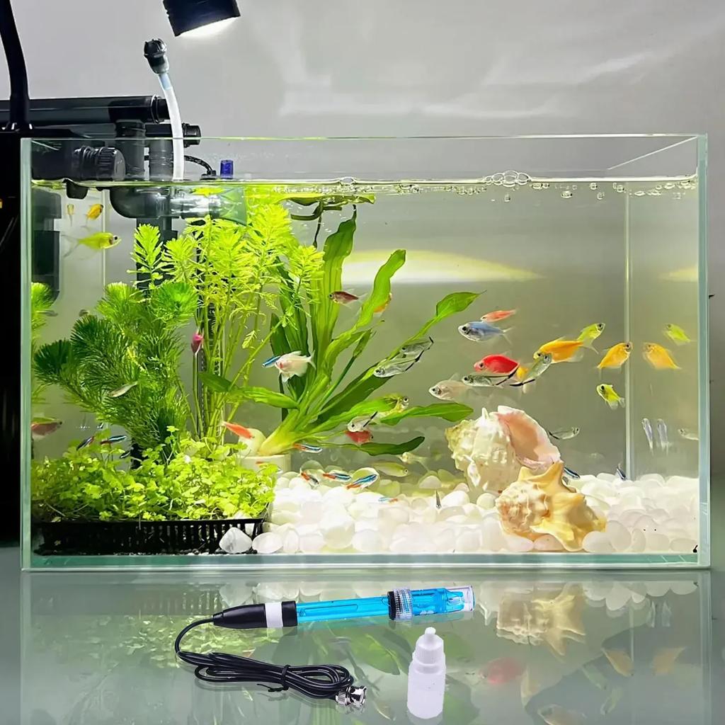 Ph Electrode Probe Aquarium Swimming Pool BNC Replace Probe Connector PH Calibration Liquid Tester Acidity Meter Detector