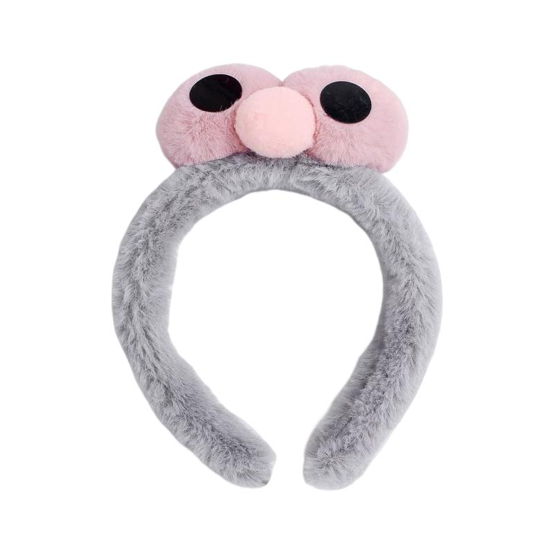 Cartone Animato Sesame Street Carino Fascia Peluche Grandi Occhi Fascia da Donna per Lavare il Viso Copricapo per Bambini