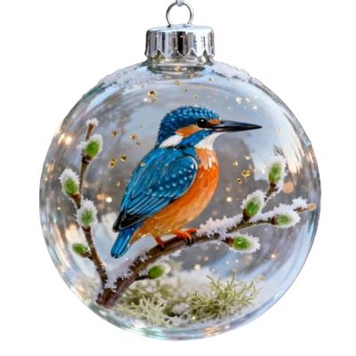 Weihnachtskugeln Eleganter Weihnachtsbaum Hängendes Tierornament für Feiertagsfeier und Saisonale Wohnakzente