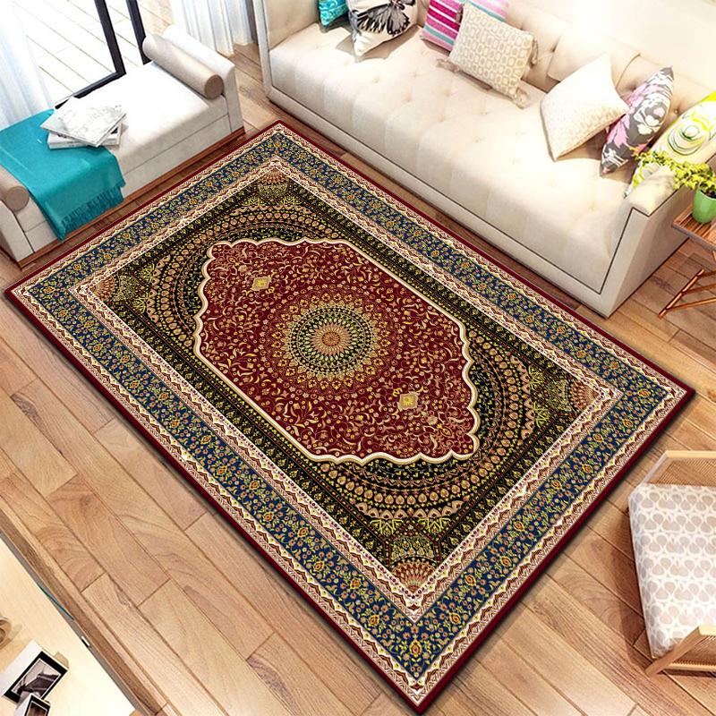 European Style Printed Pattern Non-slip Rug Baby Play Crawl Floor Yoga Mat Living Room Carpet Decoration Tapestry alfombrilla