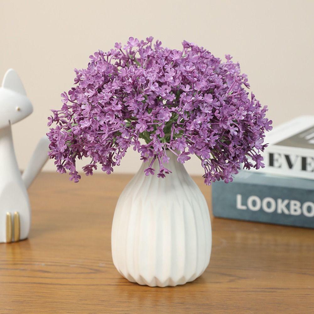 New Baby's Breath Artifiical Flower Branch Flexible Stems 23cm Height Simulation Flower Bouquet Fake Flower Wedding Party
