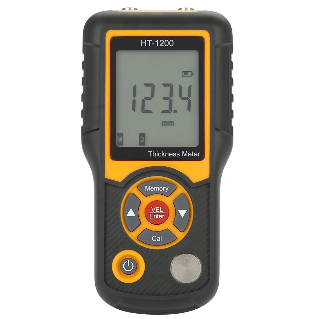 HT‑1200 Digital LCD Ultrasonic Thickness Meter Tester Gauge Measuring Tool 2‑300mm Range