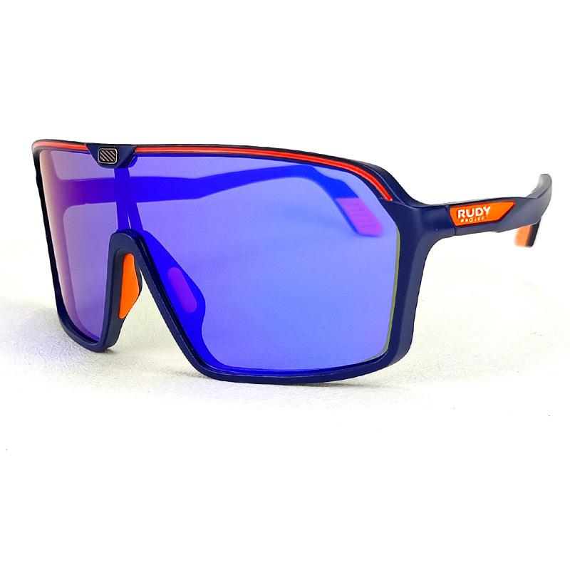 New UV Resistant Men's and Women's Large Frame Sunglasses Colorful Goggles Outdoor Cycling Goggles
