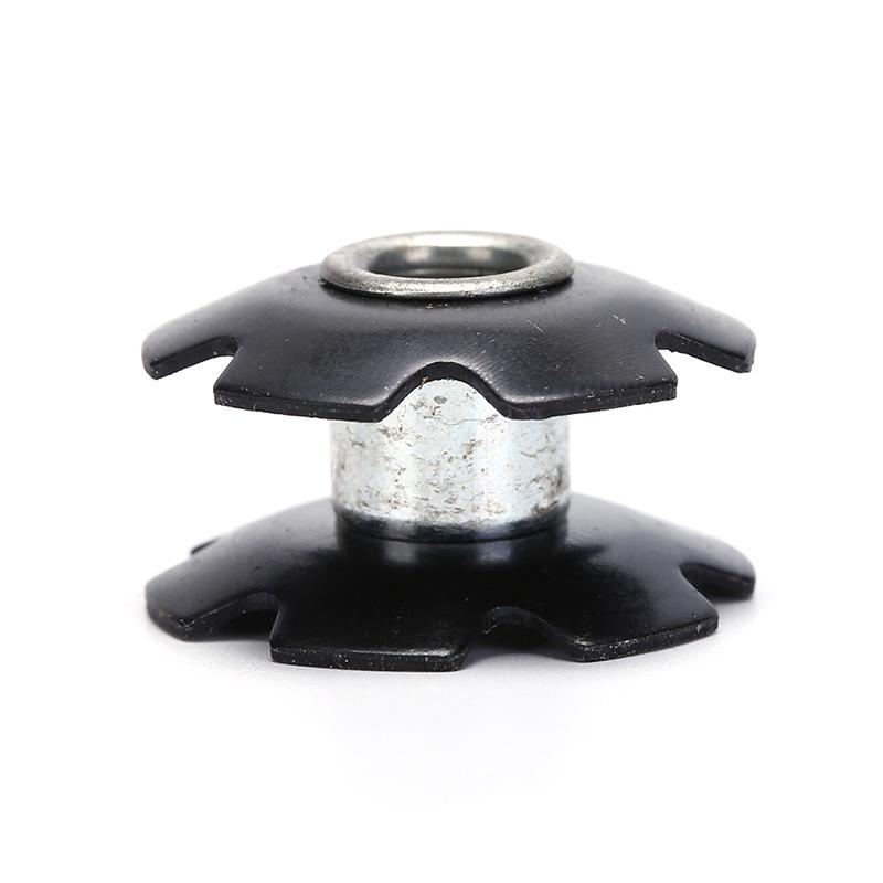 1 pezzo bici bicicletta ciclismo tubo sterzo cuffia in alluminio dado a stella 1 1/8" 28,6 mm