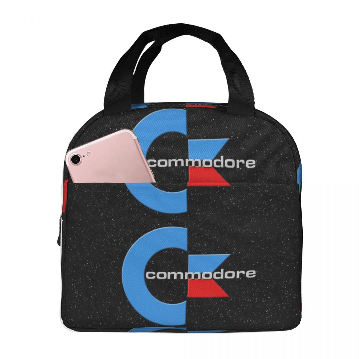 Commodore 64 Go Back To Your Childhood Insulated Lunch Bag for Women Children Portable Food Boxes Thermal Lunch Box Tote One Size