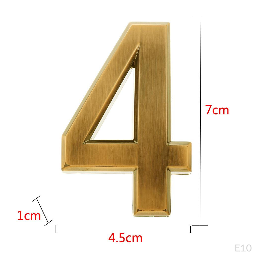 - 0-9 Door Numbers House Address Number Sign