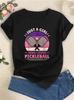 Pickleball Player Pickle Ball Lovers Unisex Funnytshirt Gift Tee Short Sleeve  Unisexs Tshirt