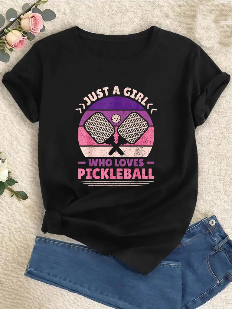 Pickleball Player Pickle Ball Lovers Unisex Funnytshirt Gift Tee Short Sleeve Unisexs Tshirt
