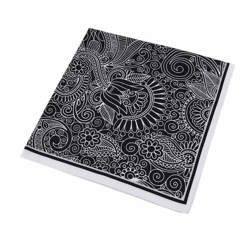 Роскошный шелковый шарф 90x90 см — фото 5