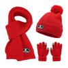 Mskikefly Knit and Scarf Set for Kids and Toddlers Ages Fluffy and Warm Hat and Neck Warmer Set for Boys and A Perfect Christmas or Birthday Gift for