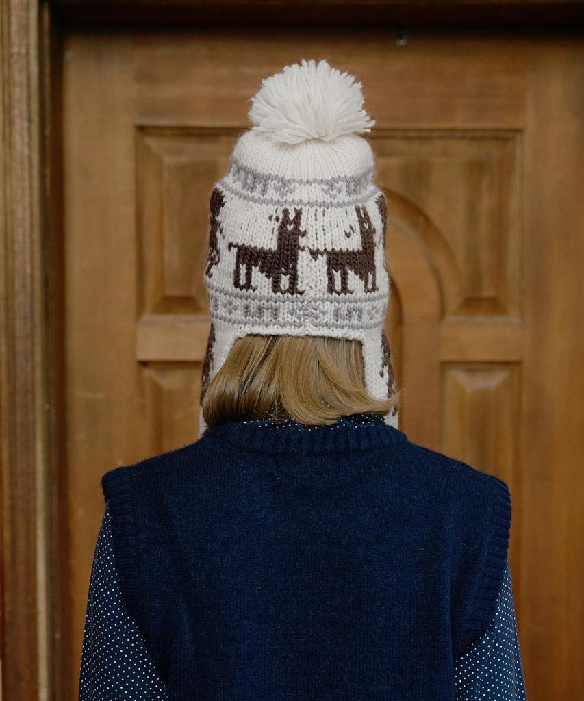 FUNFROMFUN Nomad Handmade Earmuff, Cream
