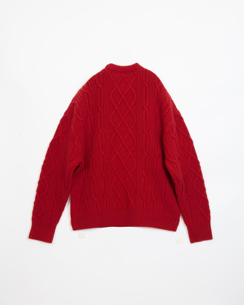 MATISSE THE CURATOR Twist Knit Red