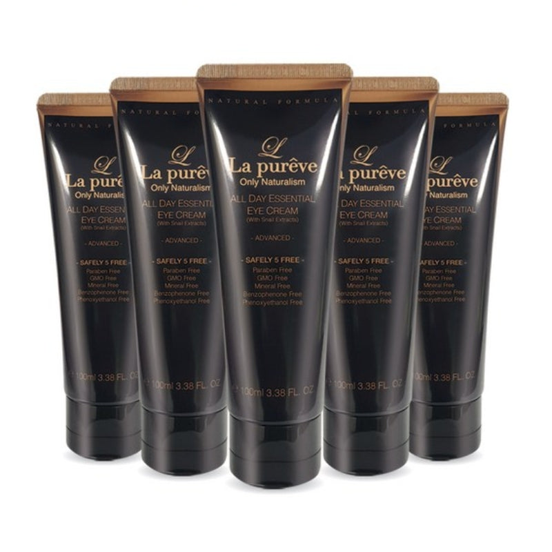Die Pureve All Day Essential Augencreme mit Schneckenextrakten 100ml*1St/3St/5St
