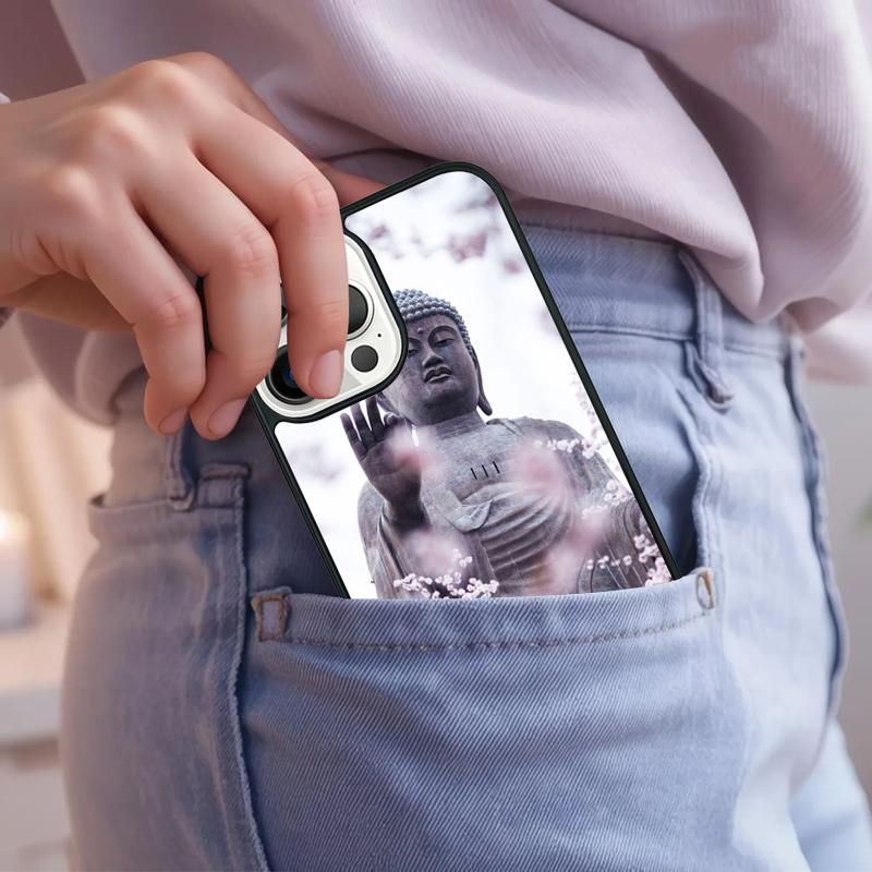 Buddha Budha Phone Case For iPhone 17 Air 15 16e 14 13 Pro Max Coque 12 11 Pro Max PLUS Cover