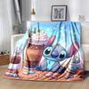 1pc Cute Stitch Printing Blanket - Soft, All-Season Throw for Living Room, Bedroom,Personalized Gift with Adorable Cartoon Design