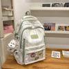 Schoolbag National Style Casual Versatile School Bag Women's Small Fresh Travel Lightweight Backpack Large Capacity Middle and High School Student 