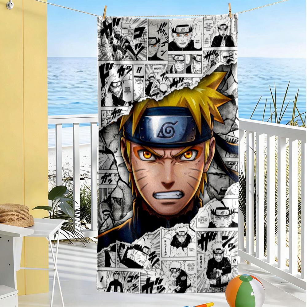 Naruto Beach Towel Super Soft & Absorbent Comfortable Lightweight