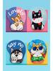 Cartoon Cute Girl 3D Silicone Mouse Pad with Wrist Rest for Office & Esports