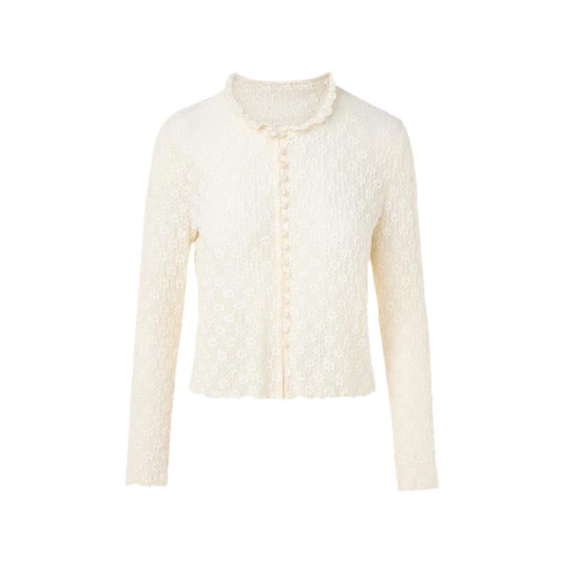 Langzi Elegant French Lace Blouse