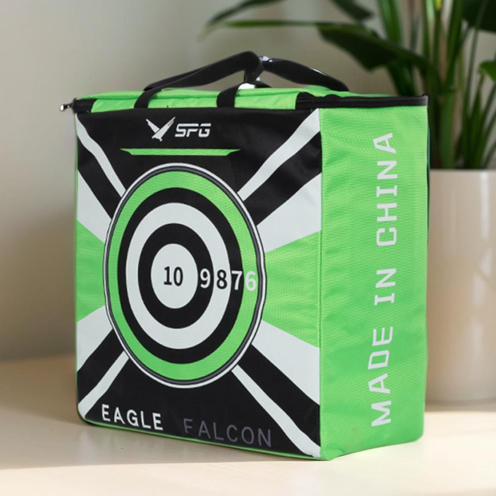 Archery Target Bag Archery Target Cover Bag Water Resistant Portable Bow Target Refillable with Carrying Handle for Backyard