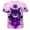 New Pocket Monsters Japanese Anime Men's Sports Printed T-shir