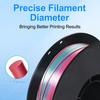 Gradient Rainbow Color PLA Filament 1.75mm 3D Printer Filament 1kg (2.2lbs) Translucent PLA Silk Matte Glitter Gradient Filament