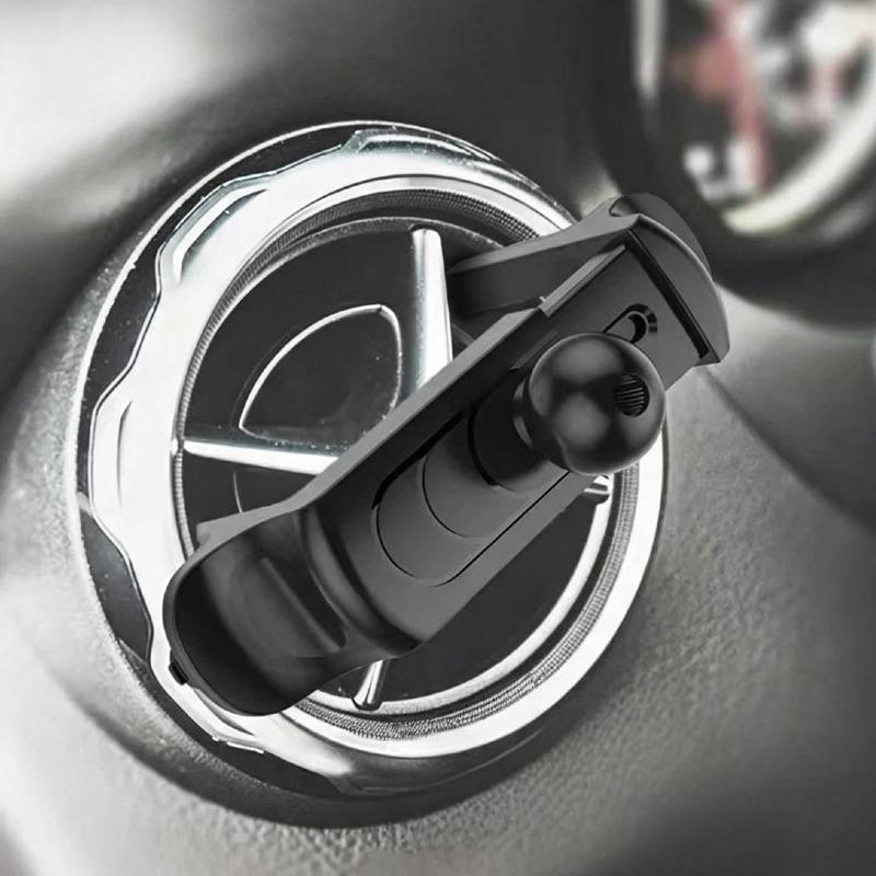 Universal 17mm Ball Head Base Wide Compatibility Adapter for Car Round Air Outlet Mobile Phone Holder Replacement