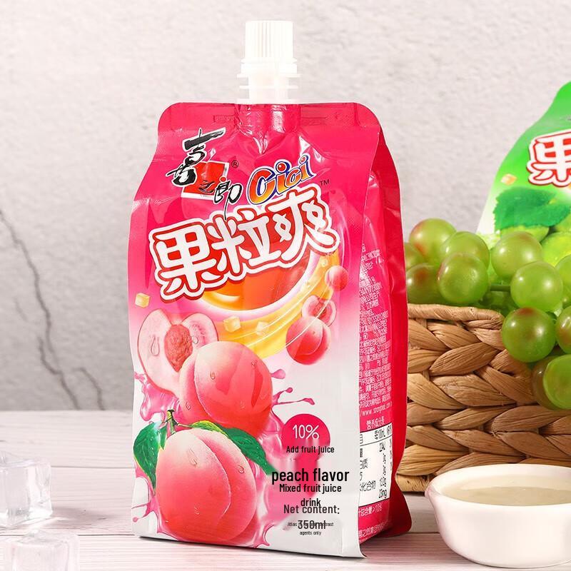 Xizhilang Peach Fruit Jelly Squeeze Drink, 5-Pack