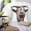 Goat Simulator Classic Soft Comfortable Pillowcase Goatsimulator Goat Simulator Simulate Games Headshot Big Tongue Tending