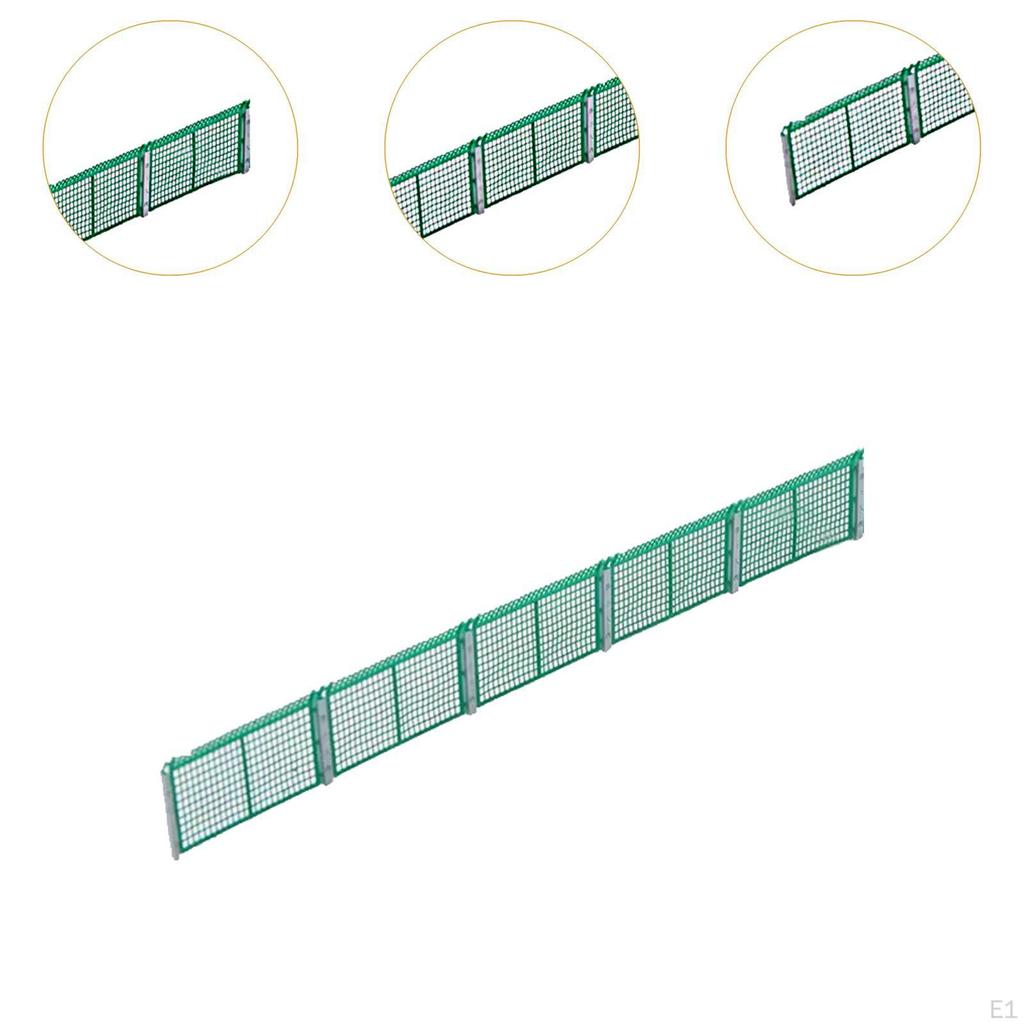 HO Scale Fence Track Railway Accessories Realistic Model Railroad Accessory 18.06cm for Diorama