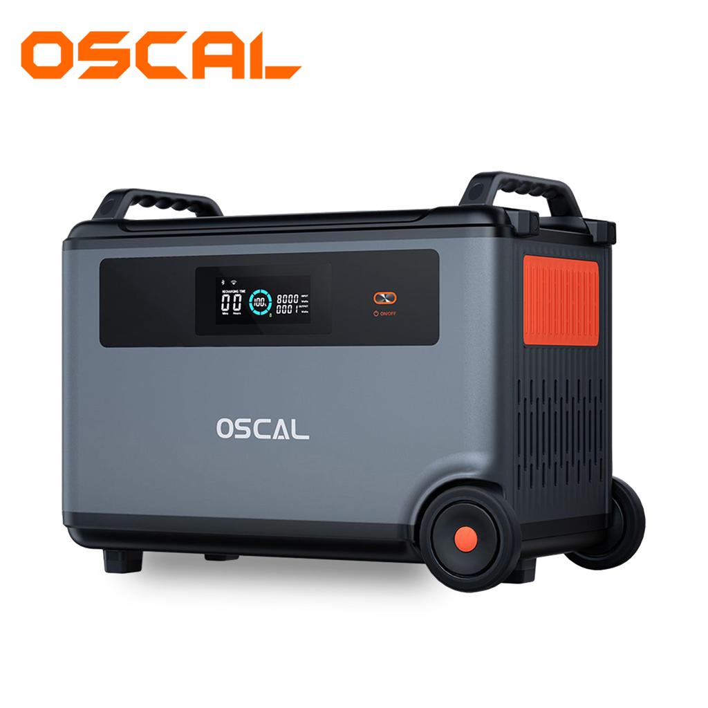 Oscal Přídavná baterie BP 3600 3600Wh, baterie s kapacitou 3600 Wh až 57 600 Wh, rozšiřitelná kapacita pro použití s ​​PowerMax 3600 (nezůstat sám)