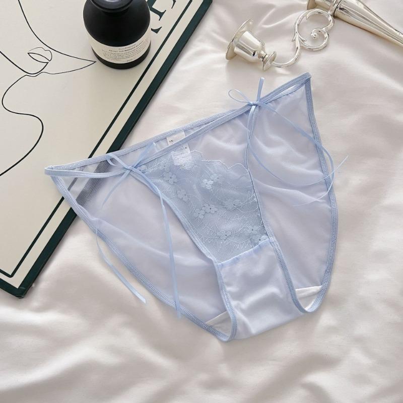 Ladies Want Lace Seamless Cotton Crotch Transparent Breathable Sexy Hot Mesh Underwear