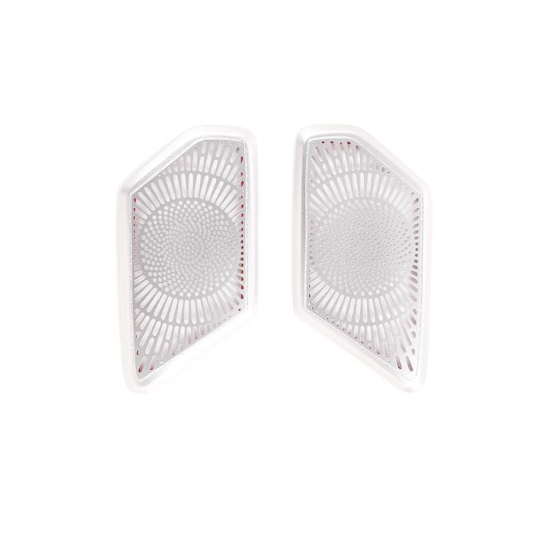 For BMW X5 X6 X7 G05 G06 G07 - Aluminum Alloy Rear Door Handle Speaker Cover Trim Interior Car