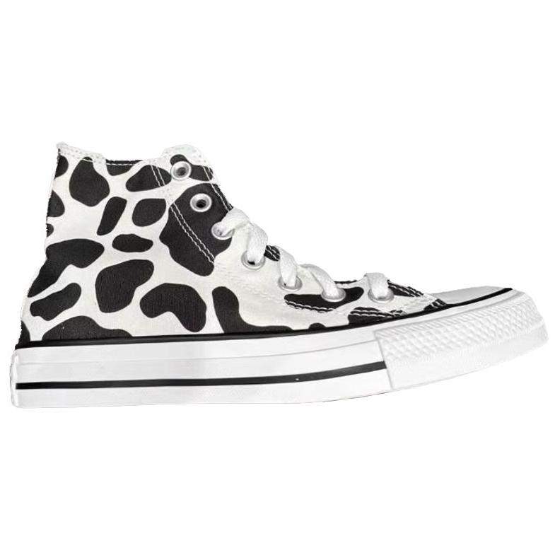 Converse All Star Comfortable Versatile High Top Canvas Shoes Unisex Sneakers White Black A07874C