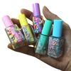 5Pcs Set Mini Sequin Nail Polish Bottle Highlighter Cute Kawaii Fluorescent Pen Art Graffiti Marker Painting Drawing Stationery