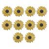 Featherlight Sunflower Brooch Jewelry Seamlessly Clothing Compatibility Day To Night