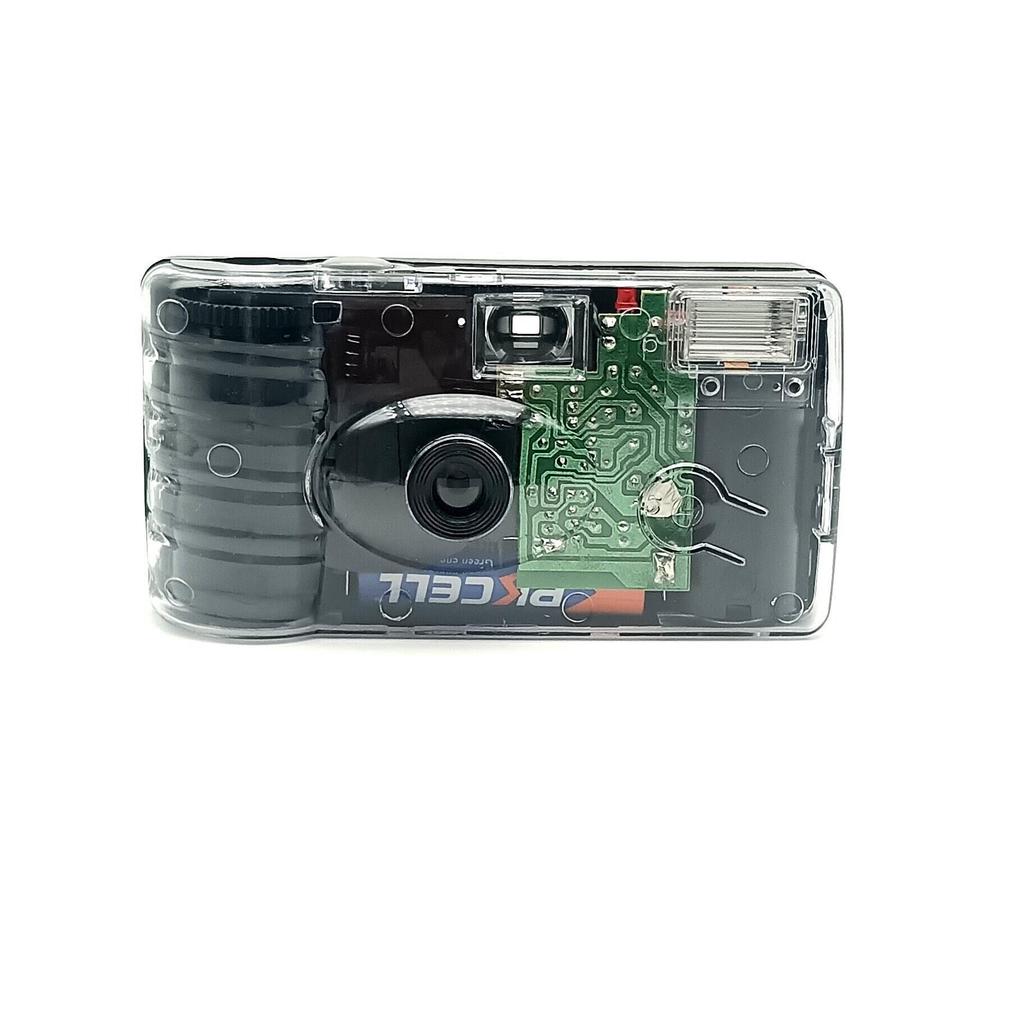 35mm Disposable Camera with 24 Exposures - C41 Film, Point-and-Shoot, Pattern Capable