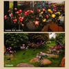 LED Solar Flower Light IP65 Waterproof Automatic ON/OFF Simple Installation