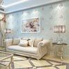 1PC 3D geprägt Schlafzimmer Wohnzimmer pastoralen Stil Home Dekoration Vliesstoff Wandaufkleber